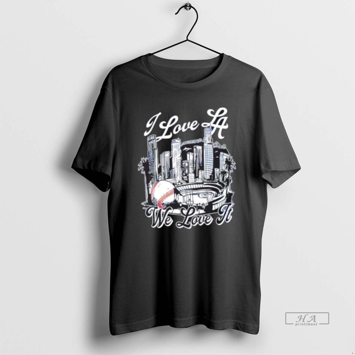I Love Los Angeles Dodgers Stadium We Love It Tee Modern Apparel