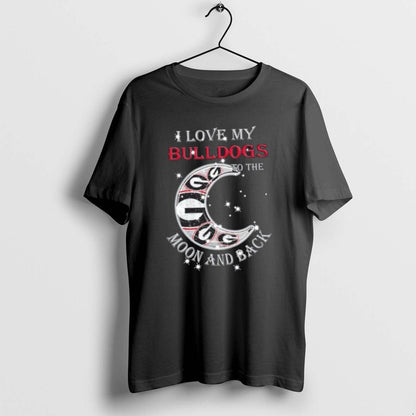 I Love My Georgia Bulldogs To Moon And Back Sweatshirt Authentic