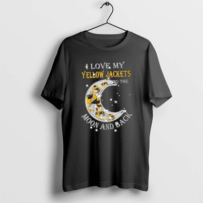 I Love My Georgia Tech Yellow Jackets To Moon And Back Tank Top