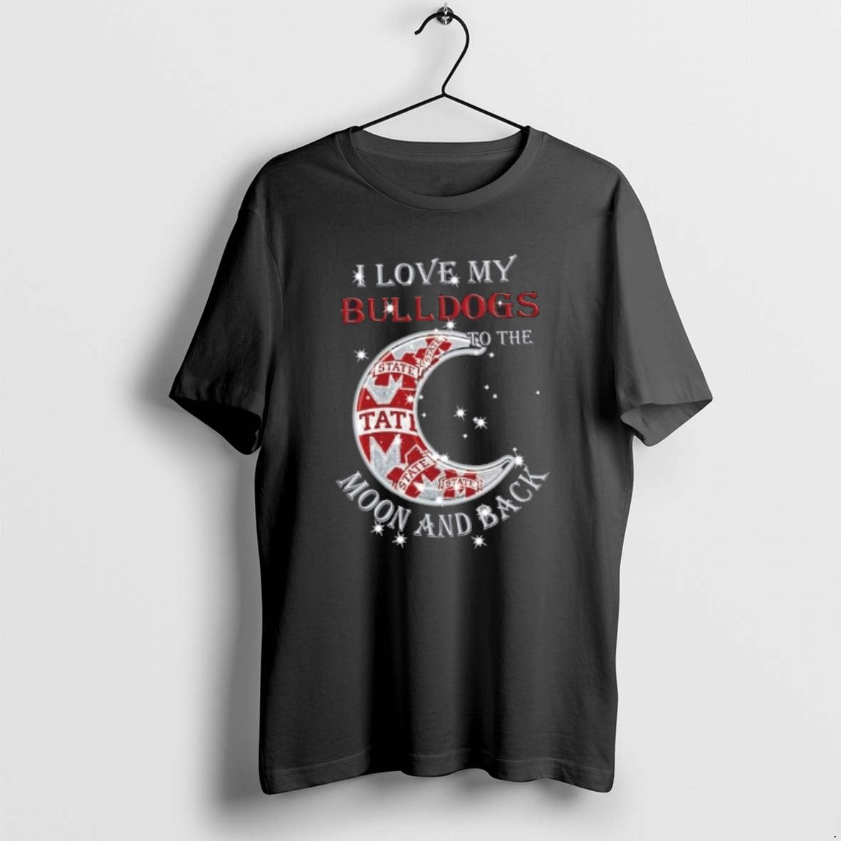 I Love My Mississippi State Bulldogs To Moon And Back TShirt Retro