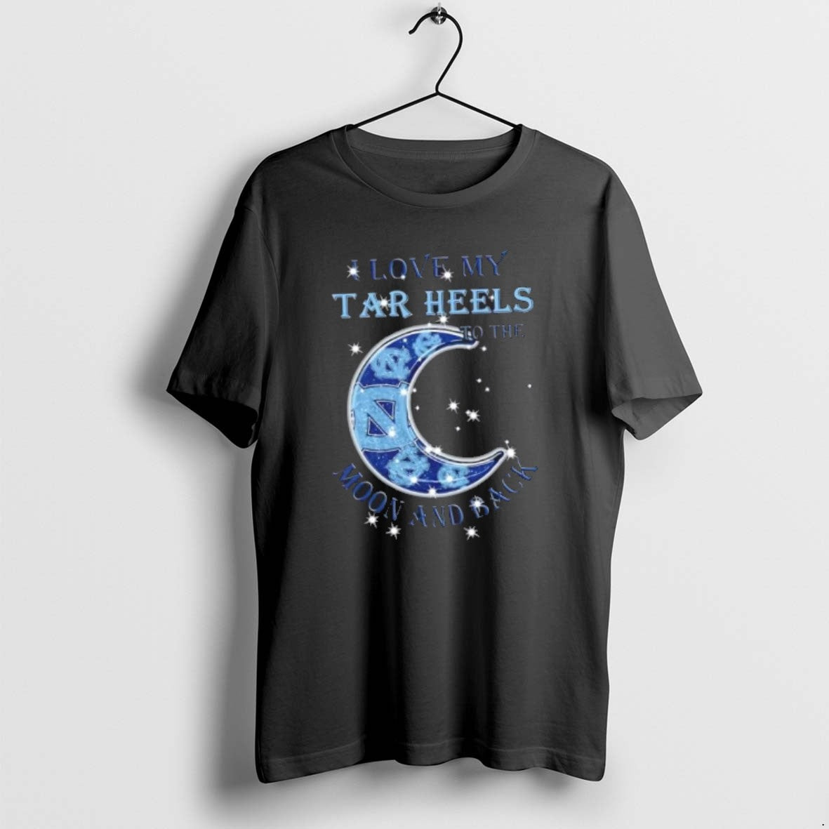 I Love My North Carolina Tar Heels To Moon And Back Hoodie Stylish