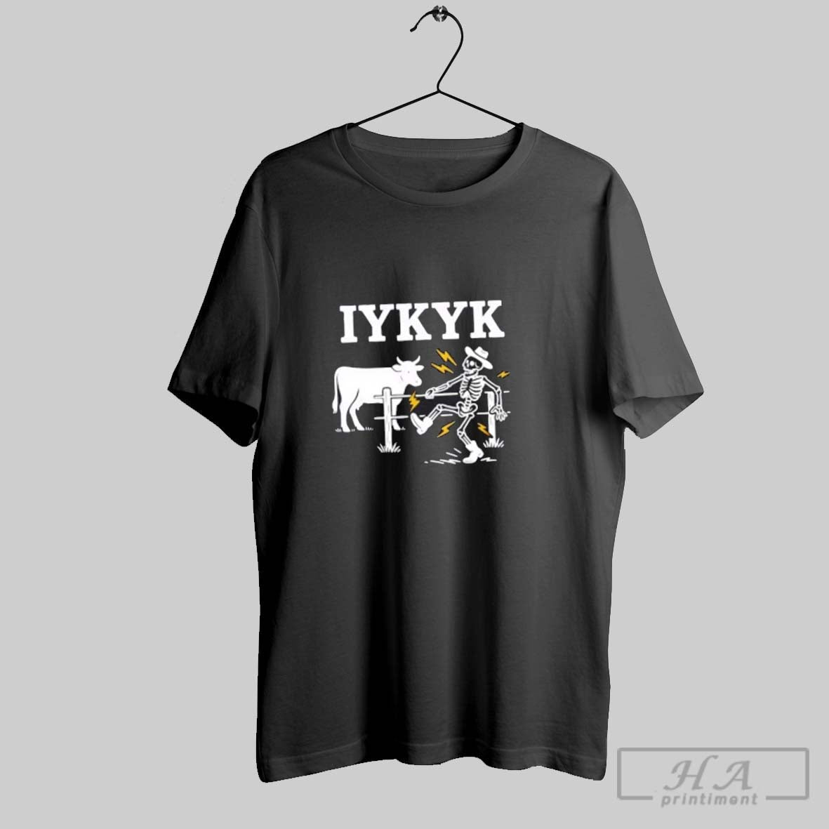 Iykyk Electric Fence Cow Tank Top Unique Design