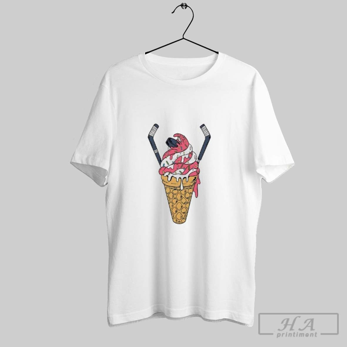 Ice Cream Cone Hockey Tank Top Unique Look
