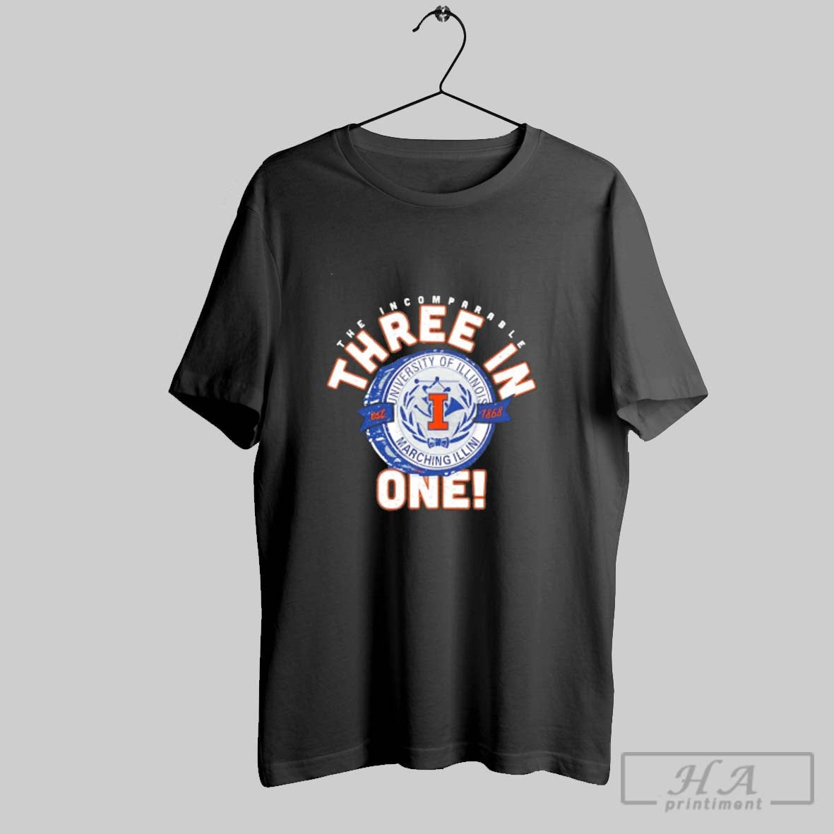 Illinois Fighting Illini Three One Incomparable Sweatshirt Unique Art