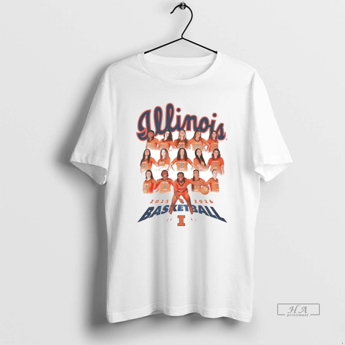 Illinois Fighting Illini Womens Basketball Team 2026 Shirt Exclusive