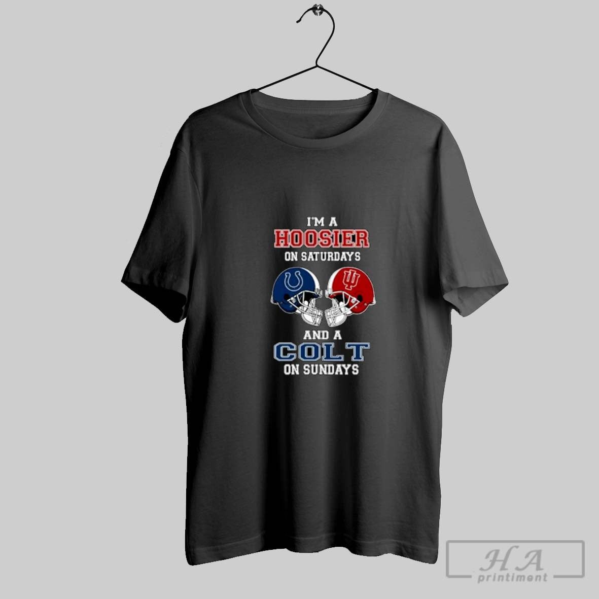 Im Indiana Hoosiers Saturdays And Indianapolis Colts Sundays Helmet