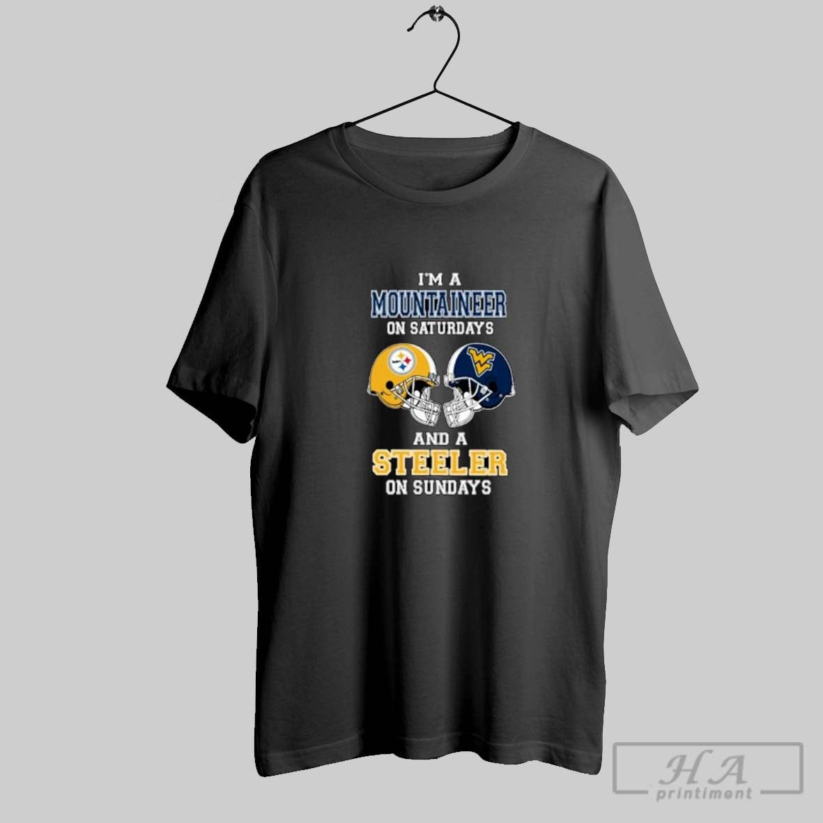 Im Mountaineer Saturdays And Pittsburgh Steelers Sundays Helmet 2025