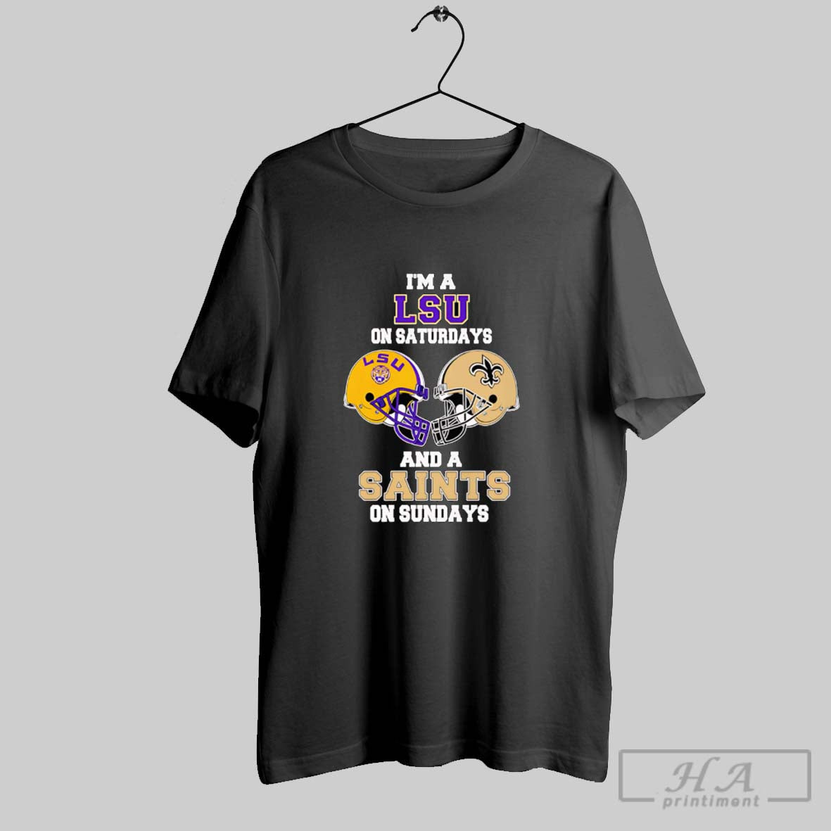 Im Lsu Saturdays And Saints Sundays Tank Top Designer Collection