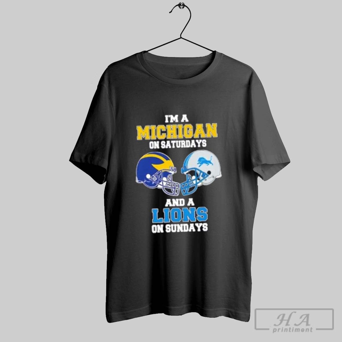 Im Michigan Saturdays And Lions Sundays Football Helmet Sweatshirt