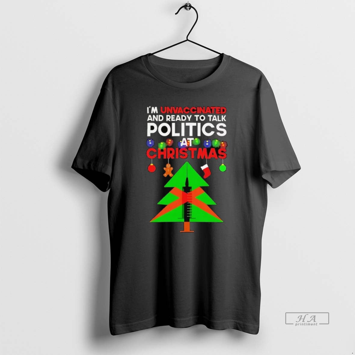 Im Unvaccinated And Ready To Talk Politics Hoodie Elegant Apparel