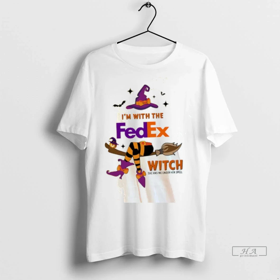 Im Fedex Witch She Has Me Under Her Spell 2025 Halloween Tshirts
