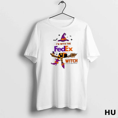 Im Fedex Witch She Has Me Under Her Spell Halloween TShirt Stylish