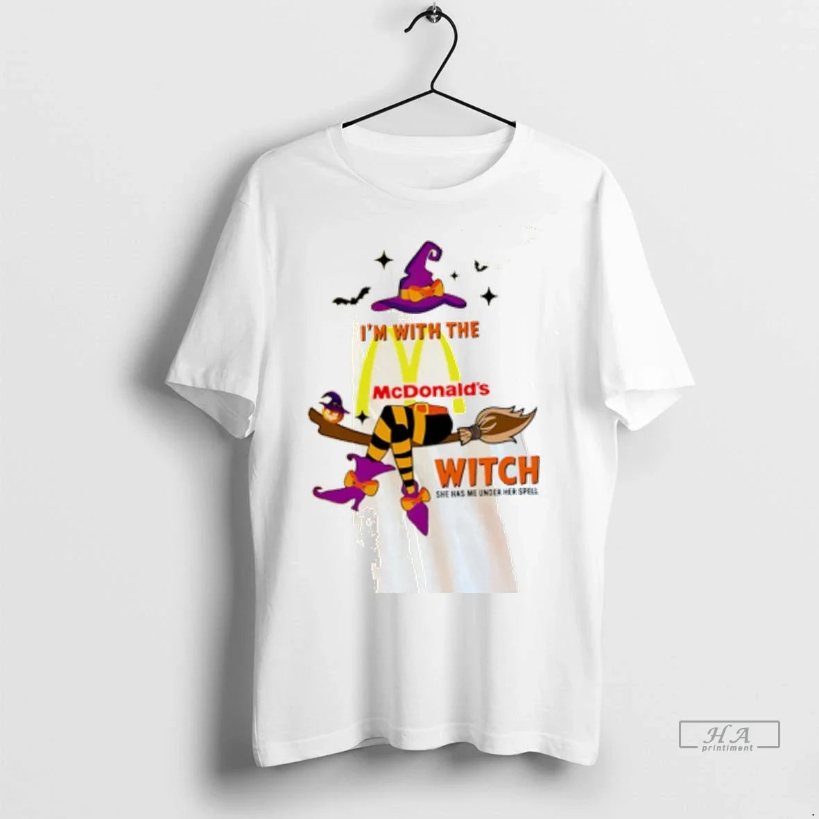 Im Mcdonalds Witch She Has Me Under Her Spell 2025 Halloween Tshirts
