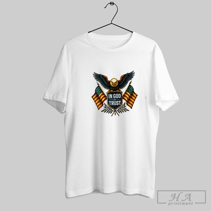 God We Trust Eagle Us Flag Hoodie Exclusive Look