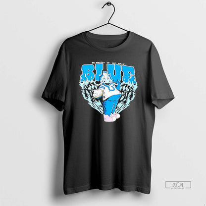 Indianapolis Colts 3X Mascot Year Blue Long Sleeve Premium Style