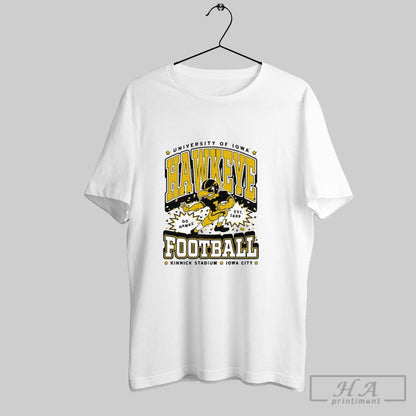 Iowa Hawkeyes Go Hawks Kinnick Stadium City Est 1889 Mascot Long