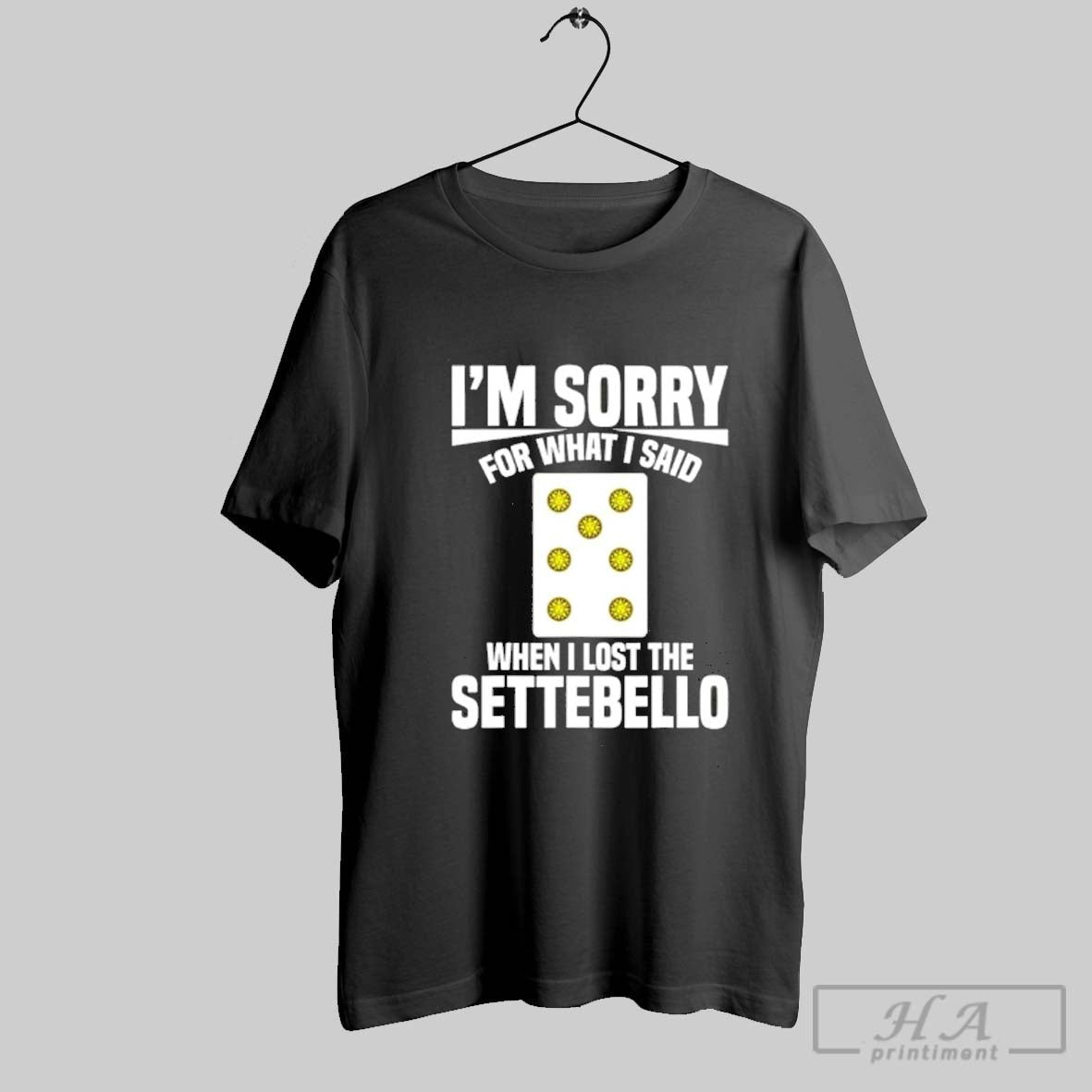 Italian Card Game Im Sorry What I Said When I Lost Settebello Hoodie