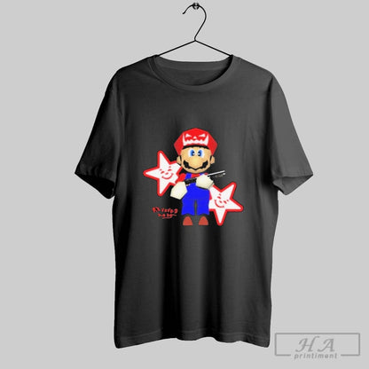 Italian Plumber Mario Gun Sweatshirt Elegant Design