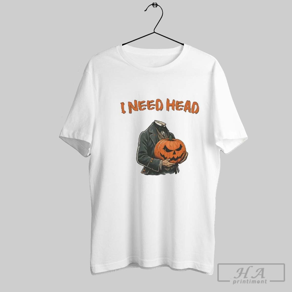 Jack O Lantern I Need Head Halloween TShirt Exclusive Gift