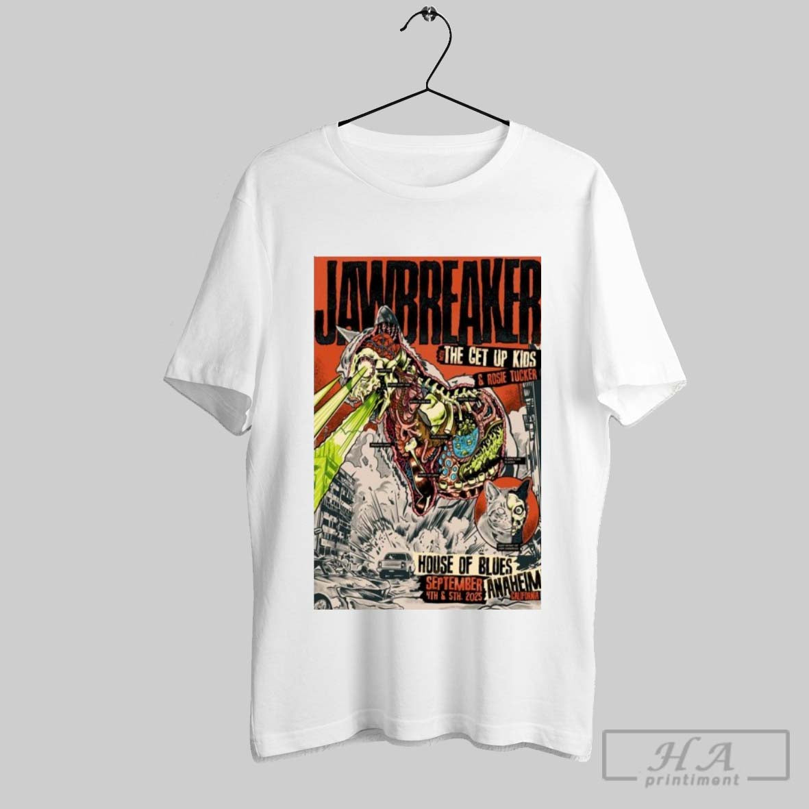Jawbreaker Get Up House Blues September 4 5 2025 Anaheim Ca TShirt