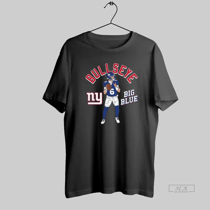 Jaxson Dart New York Giants Bullseye Player Pack TShirt Designer