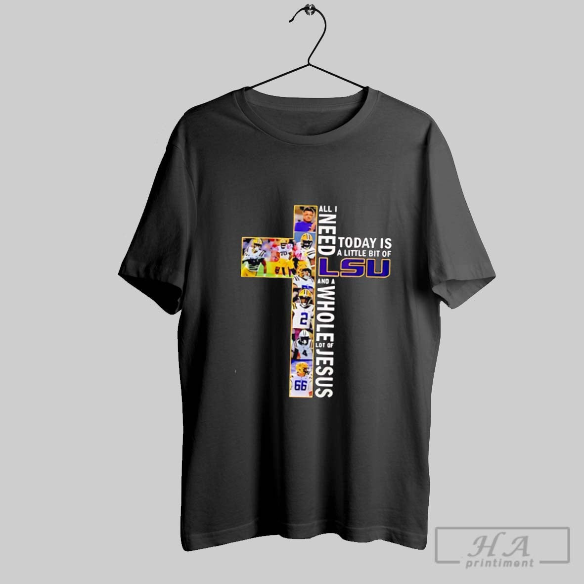 Jesus Won Lsu Tigers Football American Football Long Sleeve Retro