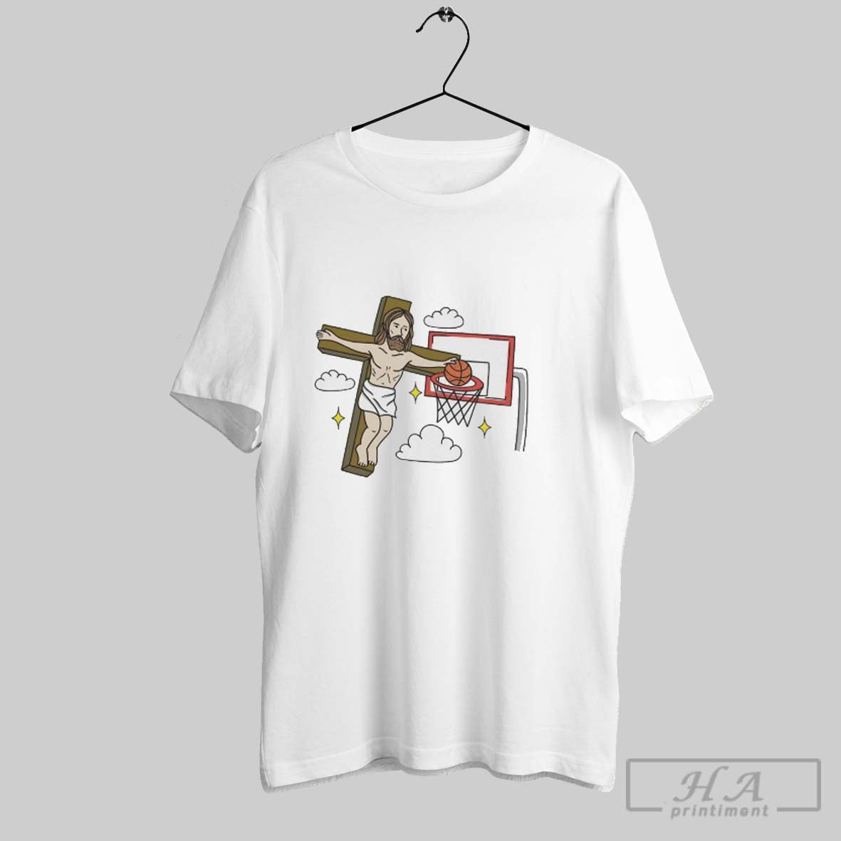 Jesus Crosses Jump Shot Hoodie Exclusive Gift
