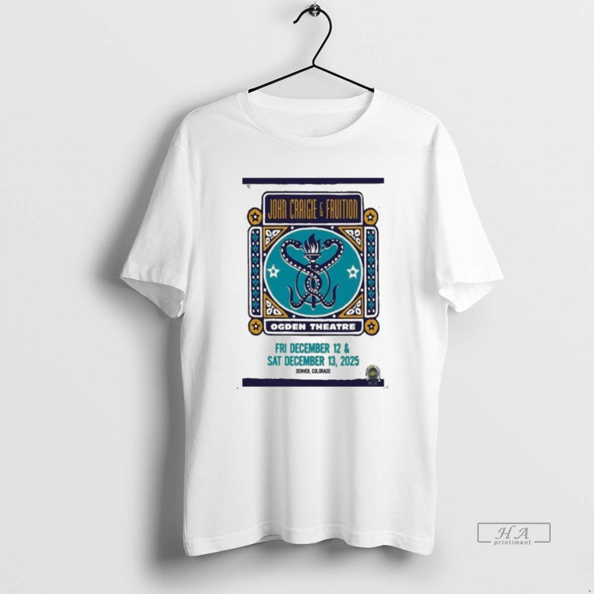John Craigie And Fruition Ogden Theatre Dec 12 13 2025 Tee Stylish