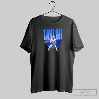 Jonathan Taylor Indianapolis Colts Bold Signature Shirt Elegant Art