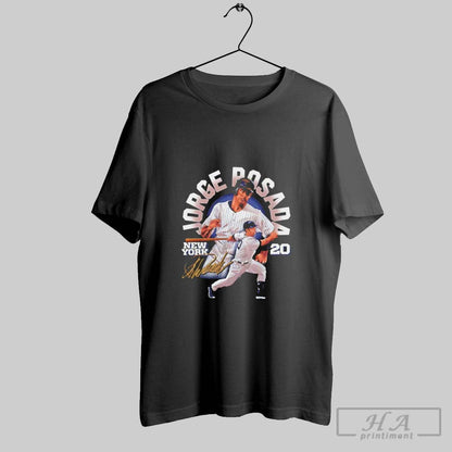 Jorge Posada New York Yankees Name Arc Hoodie Classic Apparel