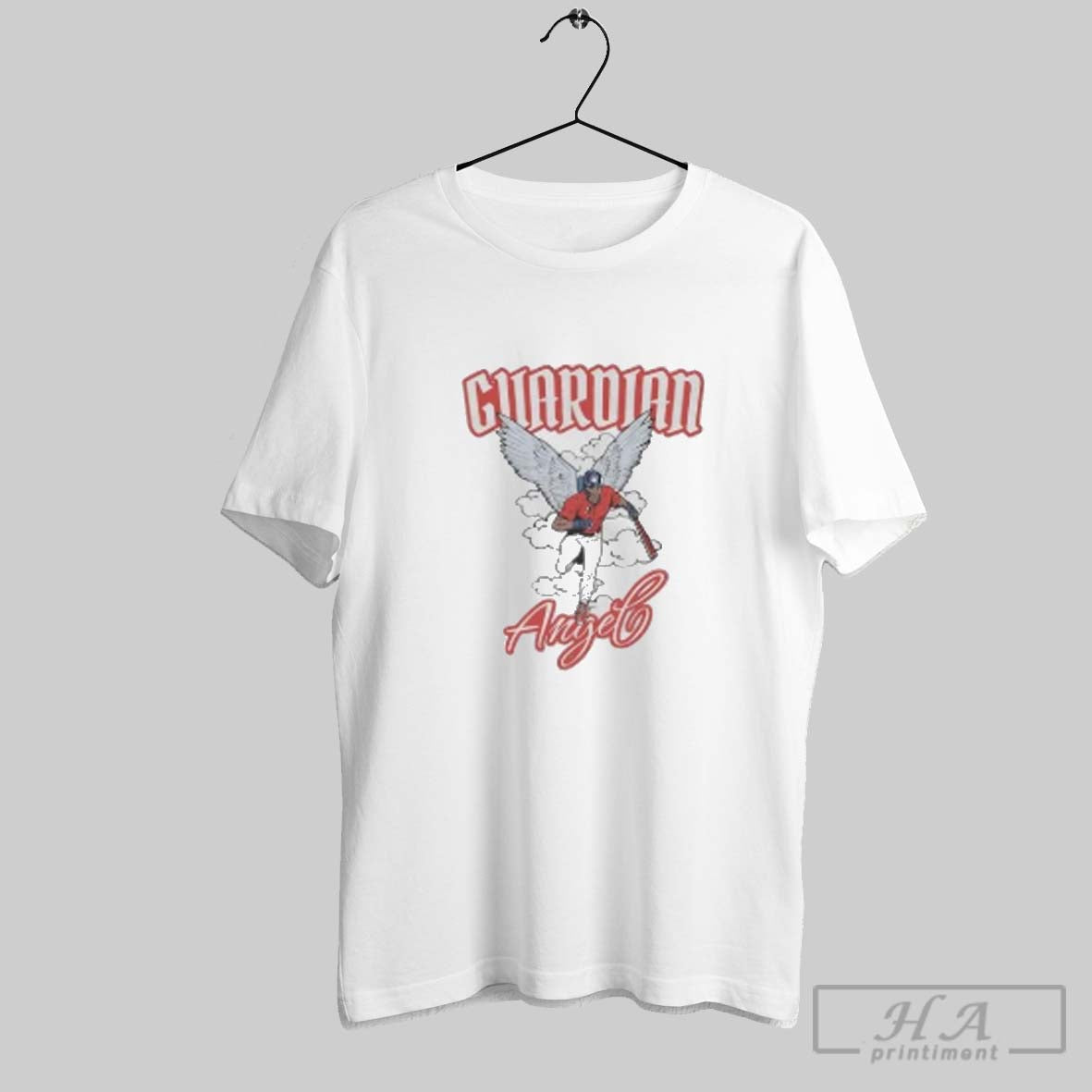 Jose Ramirez Cleveland Guardians Angel Long Sleeve Vintage Fashion
