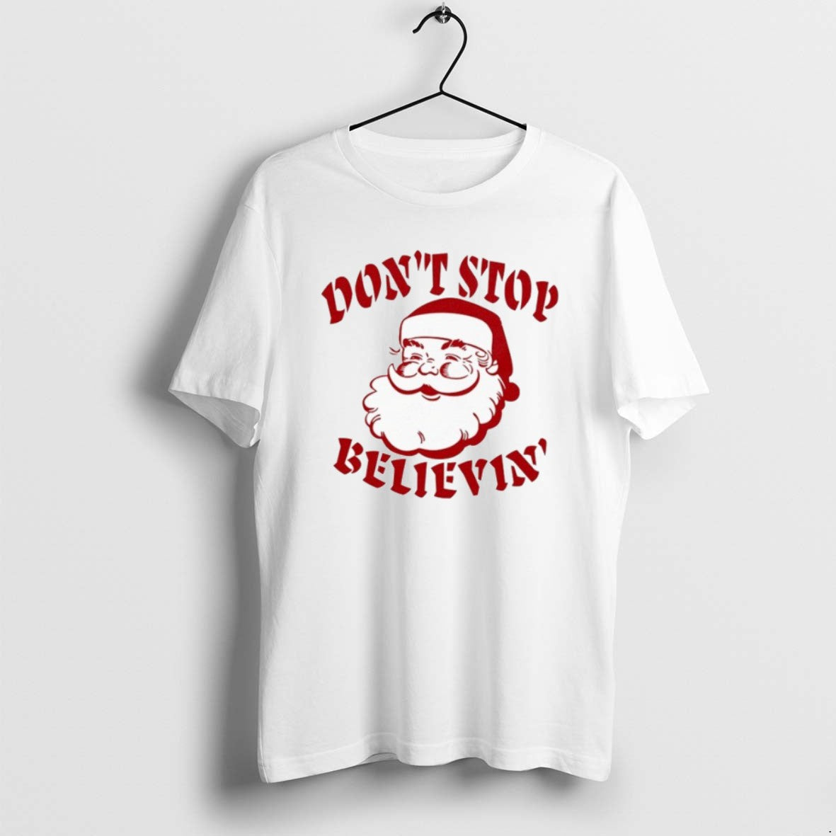 Journey Dont Stop Believin Santa Merry Hoodie Retro Gift