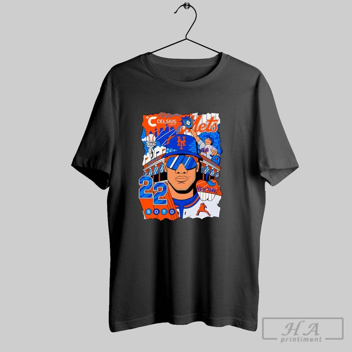 Juan Soto 22 New York Mets Celsius Live Fit Art Tee Vintage Outfit