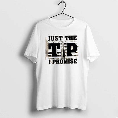 Just Tip I Promise American Flag Shirt Vintage Outfit