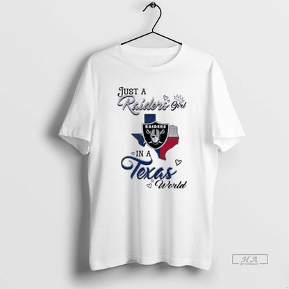 Just Las Vegas Raiders Texas World Shirt Vintage Gift