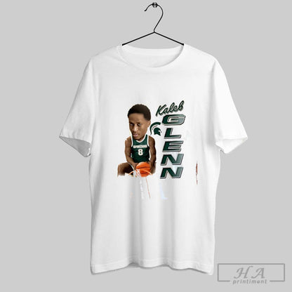 Kaleb Glenn Michigan State Spartans Ncaa Caricature Long Sleeve