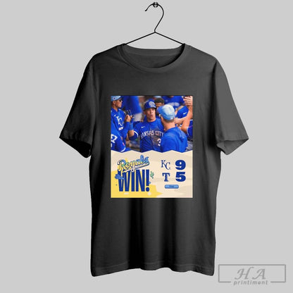 Kansas City Royals Baseball Mlb Win 9 5 Texas Rangers Final Score