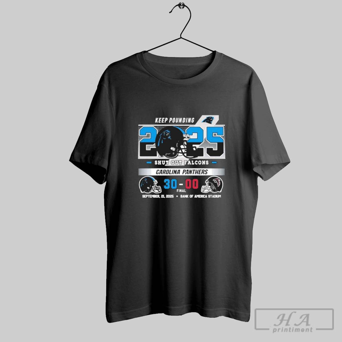 Keep Pounding 2025 Panthers Shut Out Falcons 30 00 Hoodie Exclusive