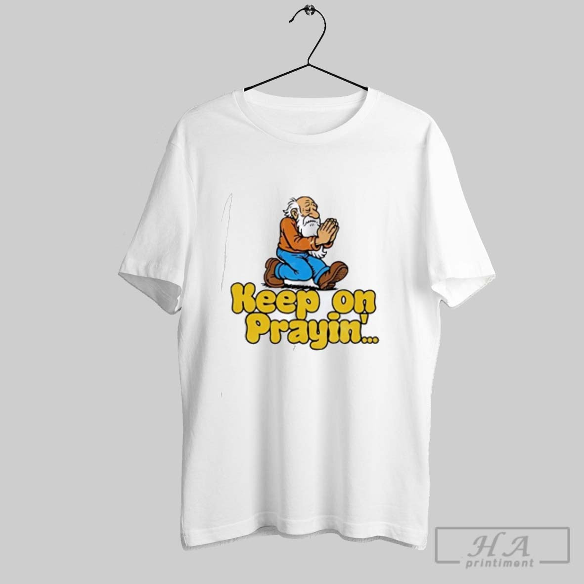 Keep Praying Keep Truckin Parody Long Sleeve Authentic Gift