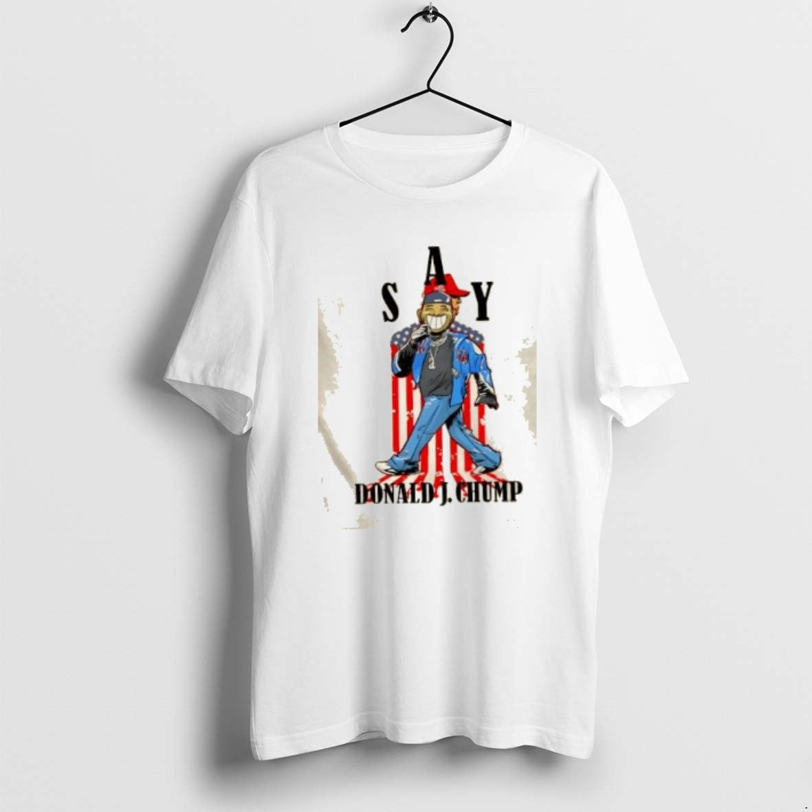 Kendrick Lamar Say Donald J Chump Us Flag Shirt Vintage Fashion