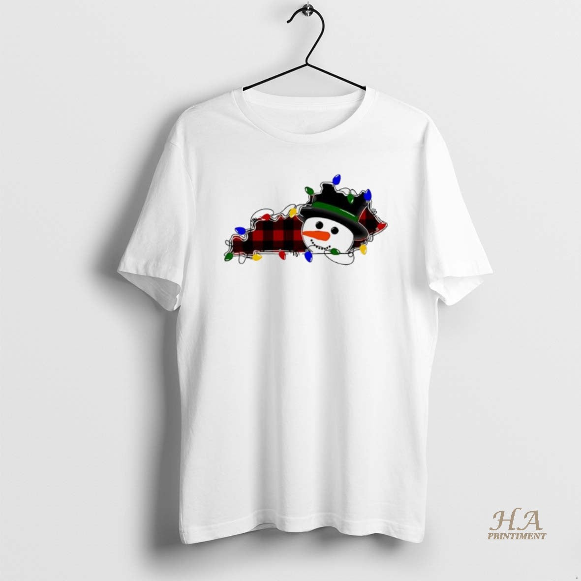 Kentucky Snowman And Lights Sweatshirt Modern Apparel