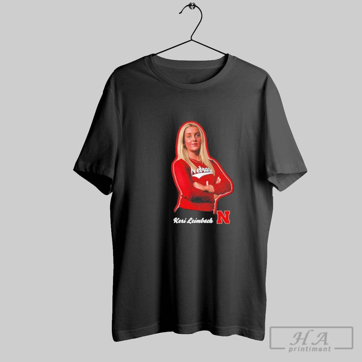 Keri Leimbach Nebraska Huskers Canvas Shirt Unique Fashion