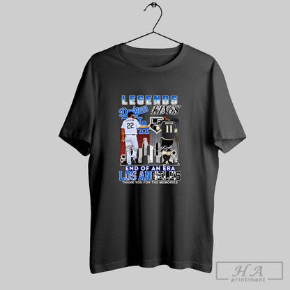 Kershaw And Kopitar Legends End Era Los Angeles Thank You Sweatshirt
