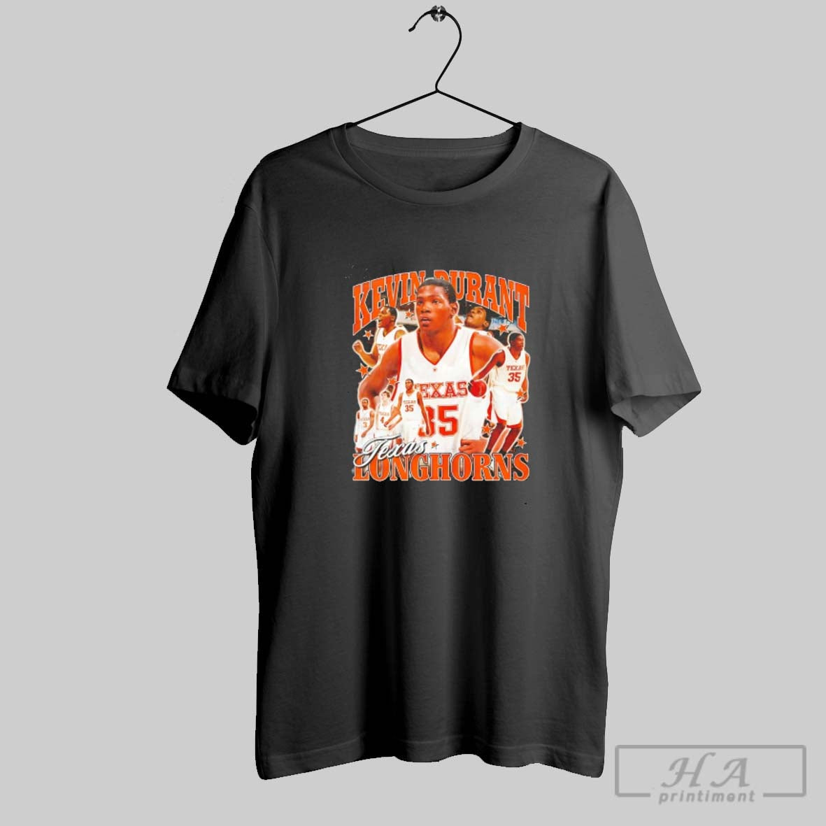 Kevin Durant Texas Longhorns Player Collage TShirt Classic Fashion