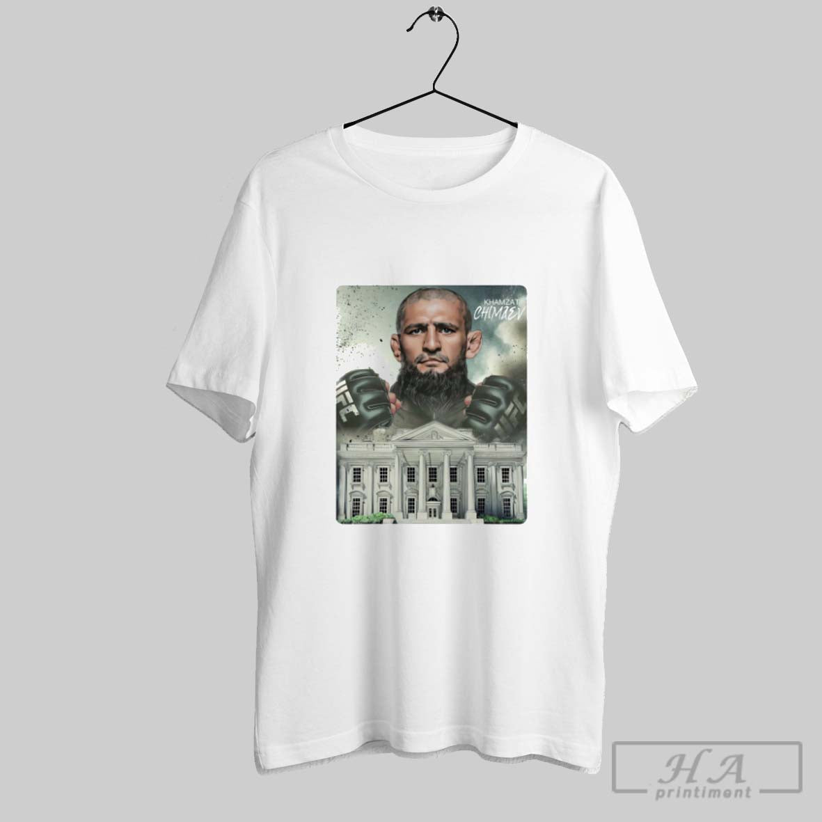 Khamzat Chimaev Ufc White House Event Fanart Tank Top Retro Apparel
