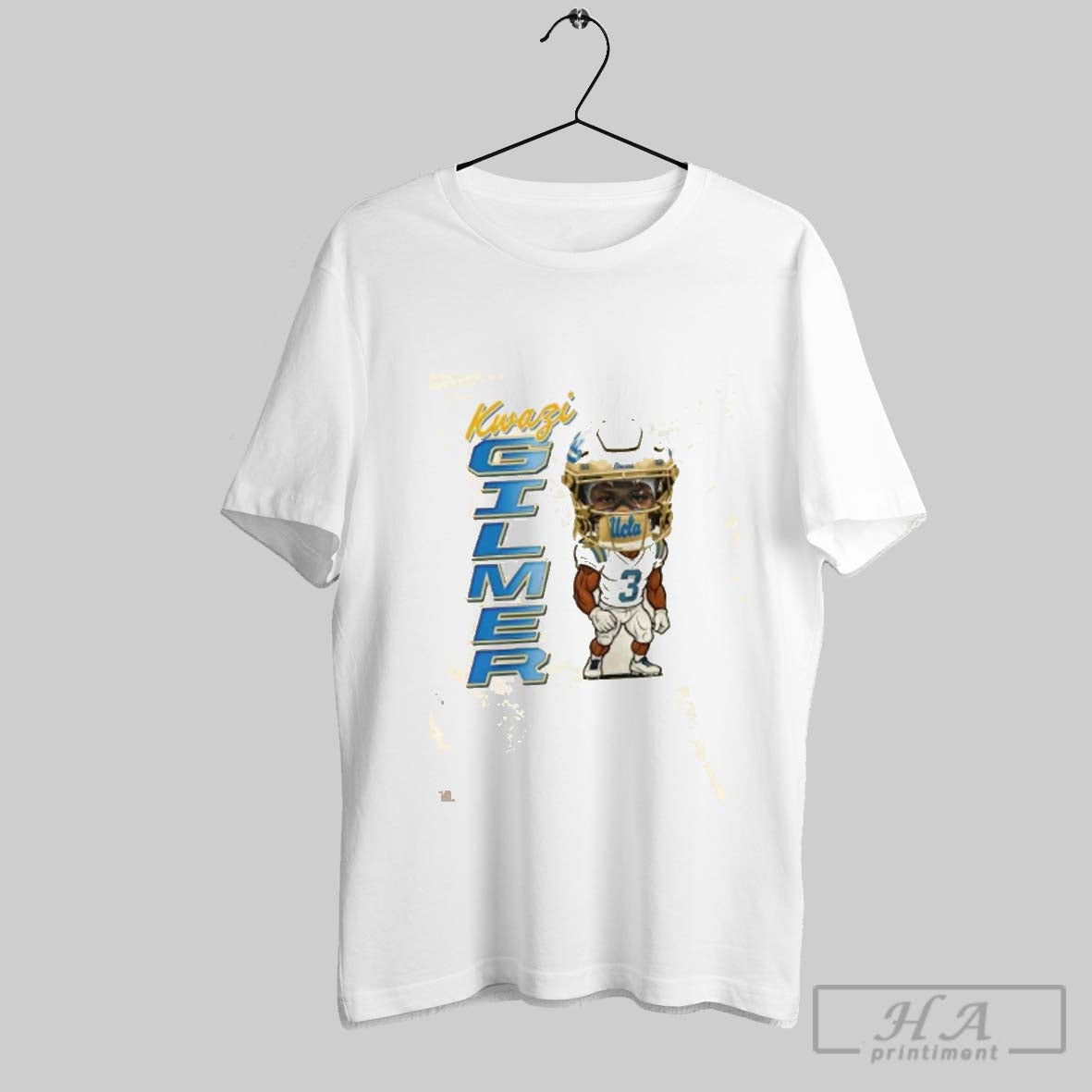 Kwazi Gilmer Ucla Football Caricature Sweatshirt Designer Style