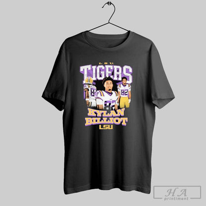 Kylan Billiot 90S Triple Player Lsu Tigers TShirt Exclusive Collection