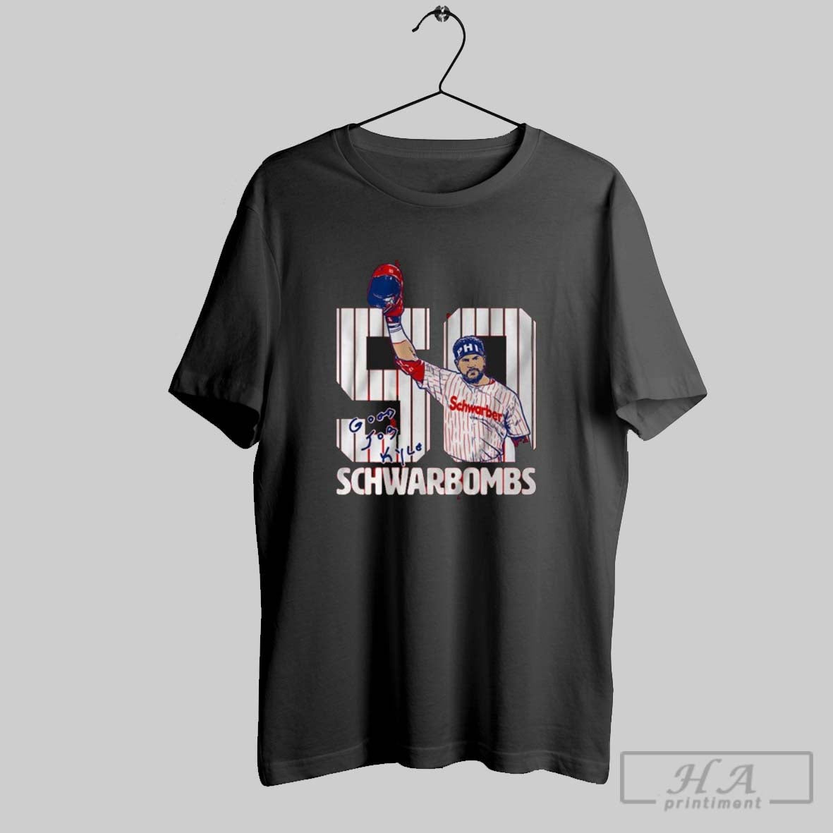 Kyle Schwarber 50 Hr Schwarbombs Tank Top Exclusive Outfit