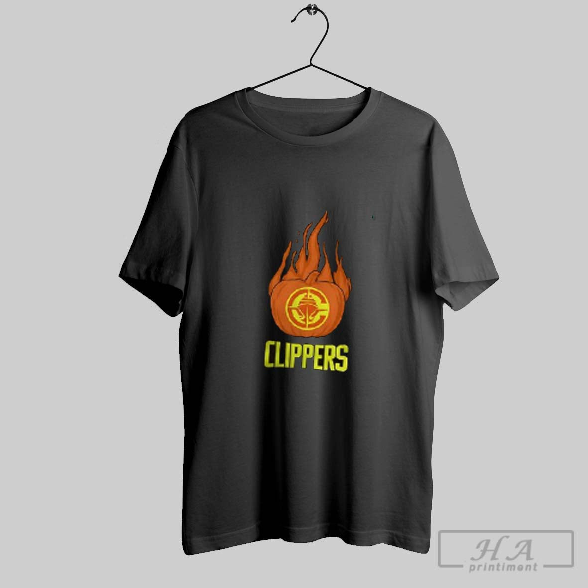 La Clippers Flaming Pumpkin Halloween 2025 Shirt Unique Fashion