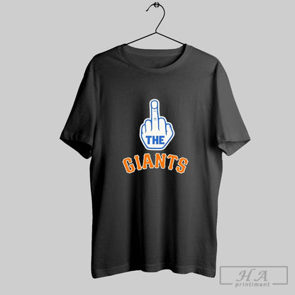 La Dodgers Middle Finger Fuck Giants TShirt Premium Outfit
